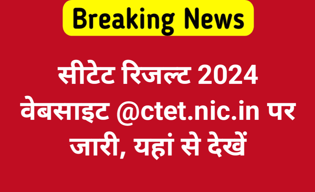 CTET Result 2024